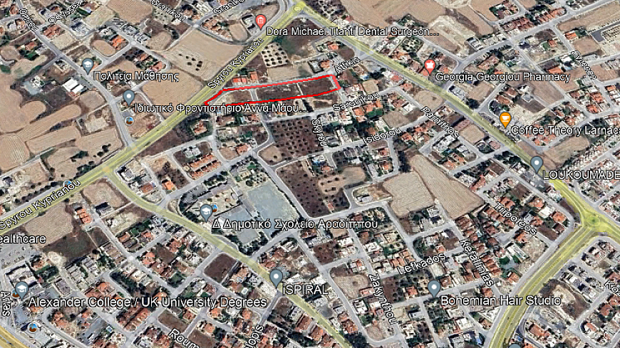 Plots of Land near Metropolis Mall, Larnaca.