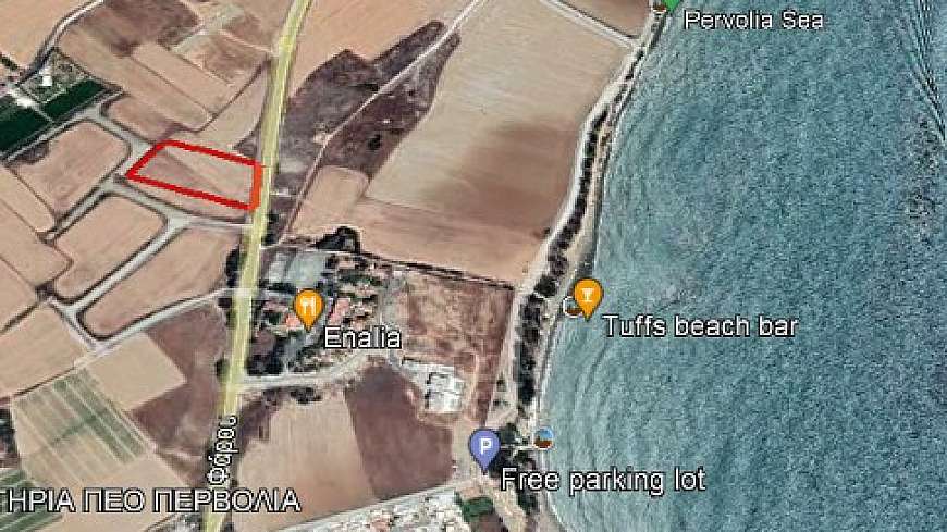 Large plot near the sea in Pervolia,Larnaca.