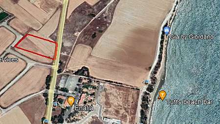 Large plot near the sea in Pervolia,Larnaca.