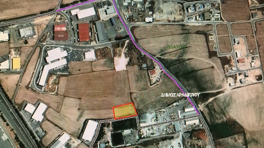 Industrial Land near Larnaca International Airport.